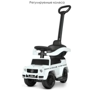 Каталка Mercedes G350 D з ручкою 653-1 білий