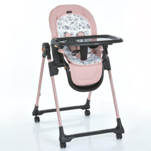 Стільчик для годування ME 1037-B CRYSTAL Rose Gold