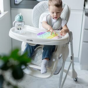 Стільчик для годування CARRELLO Caramel Cloud Grey