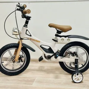 Велосипед Crussier ICONIC 14", фара, дискові гальма, Білий