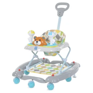 Ходунки з батьківською ручкою BAMBI M 3656A-S-4 Сірий