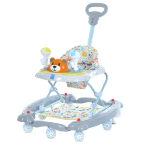 Ходунки з батьківською ручкою BAMBI M 3656A-S-4 Сірий
