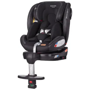 Автокрісло CARRELLO Asteroid+ з опорною стійкою, група 0+1/2/3 ISOFIX Onyx Black
