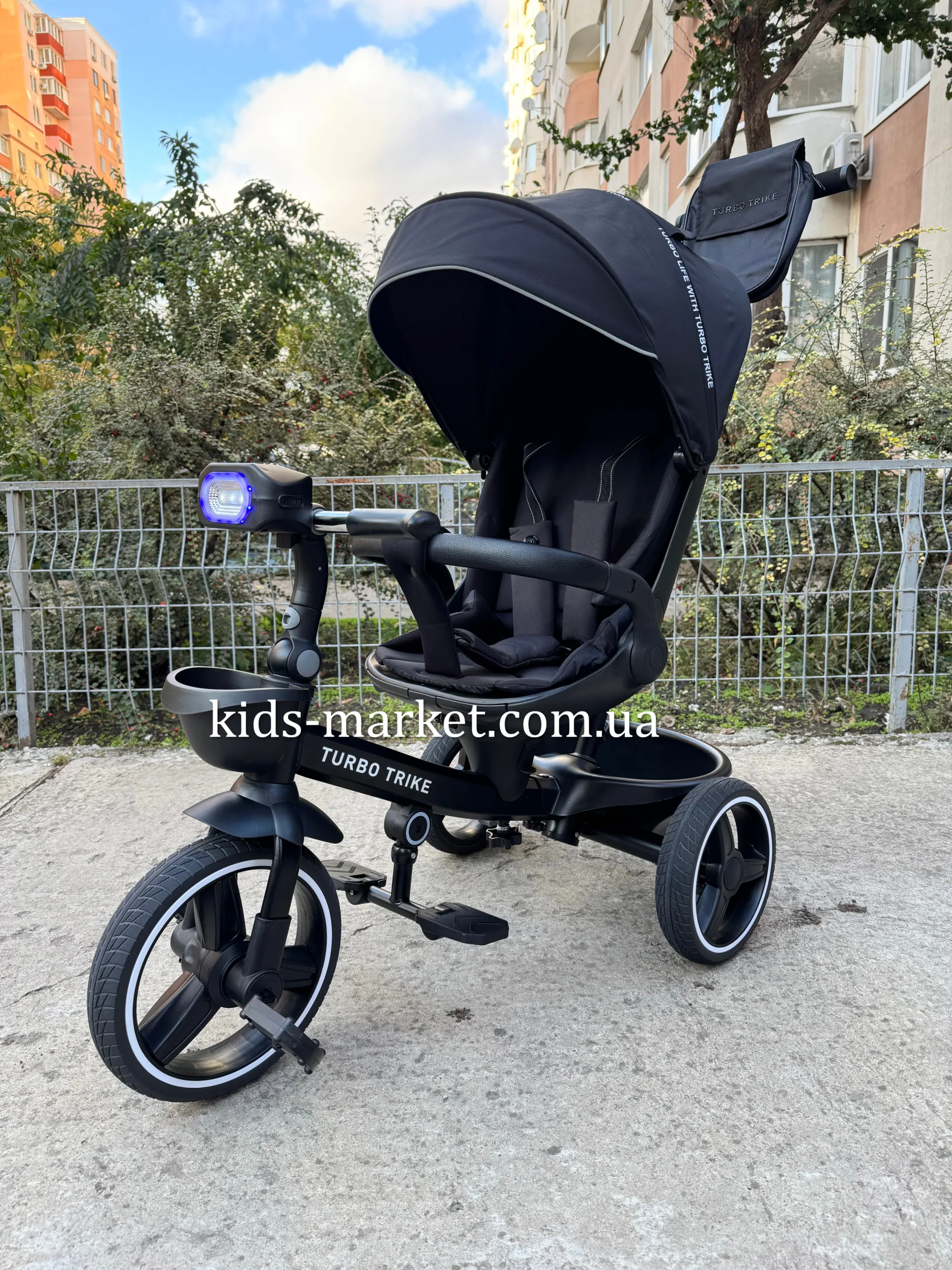 Велосипед Turbo Trike MT 1002-1 Elegant Black - Зображення 1