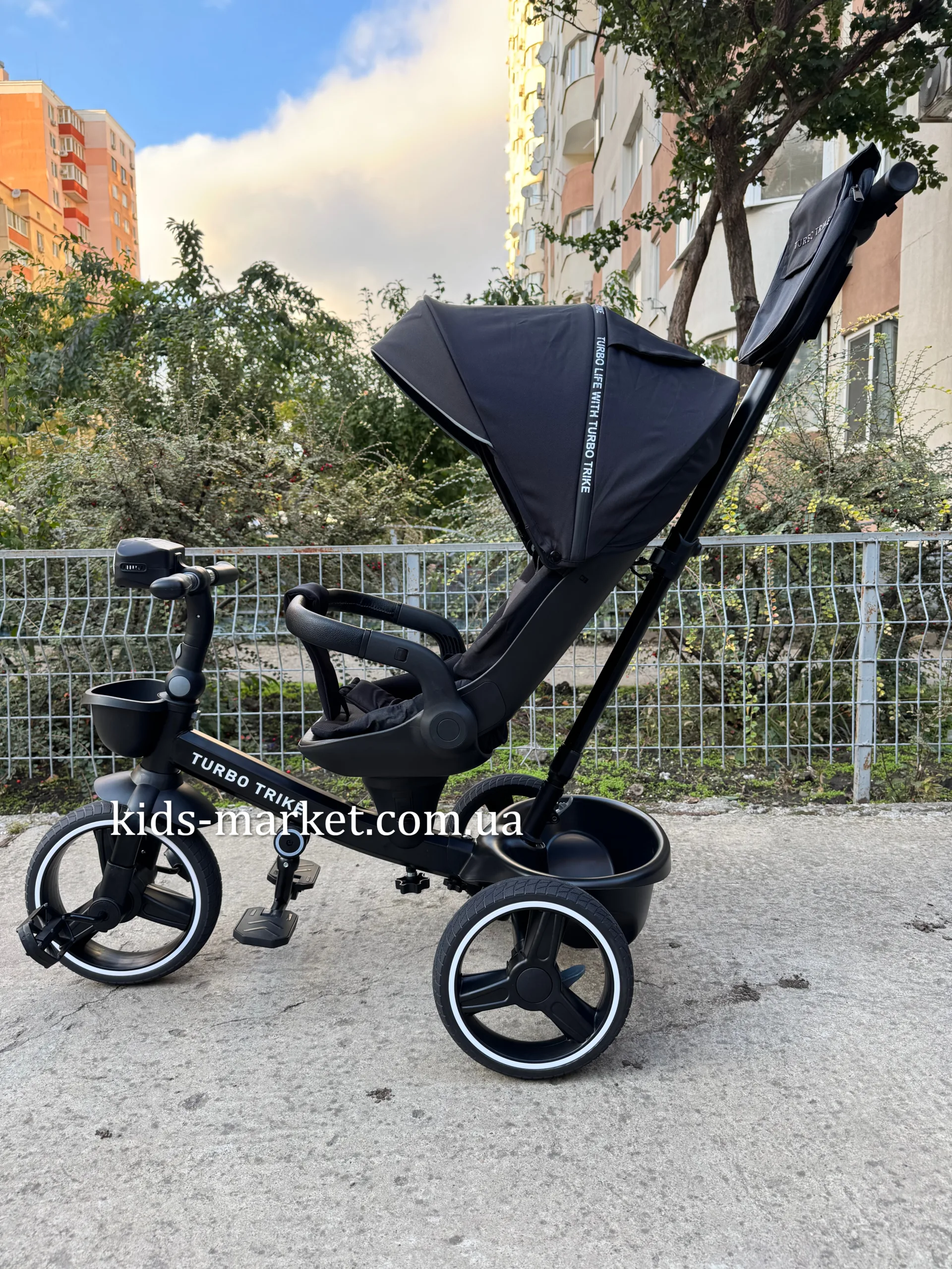 Велосипед Turbo Trike MT 1002-1 Elegant Black - Зображення 5