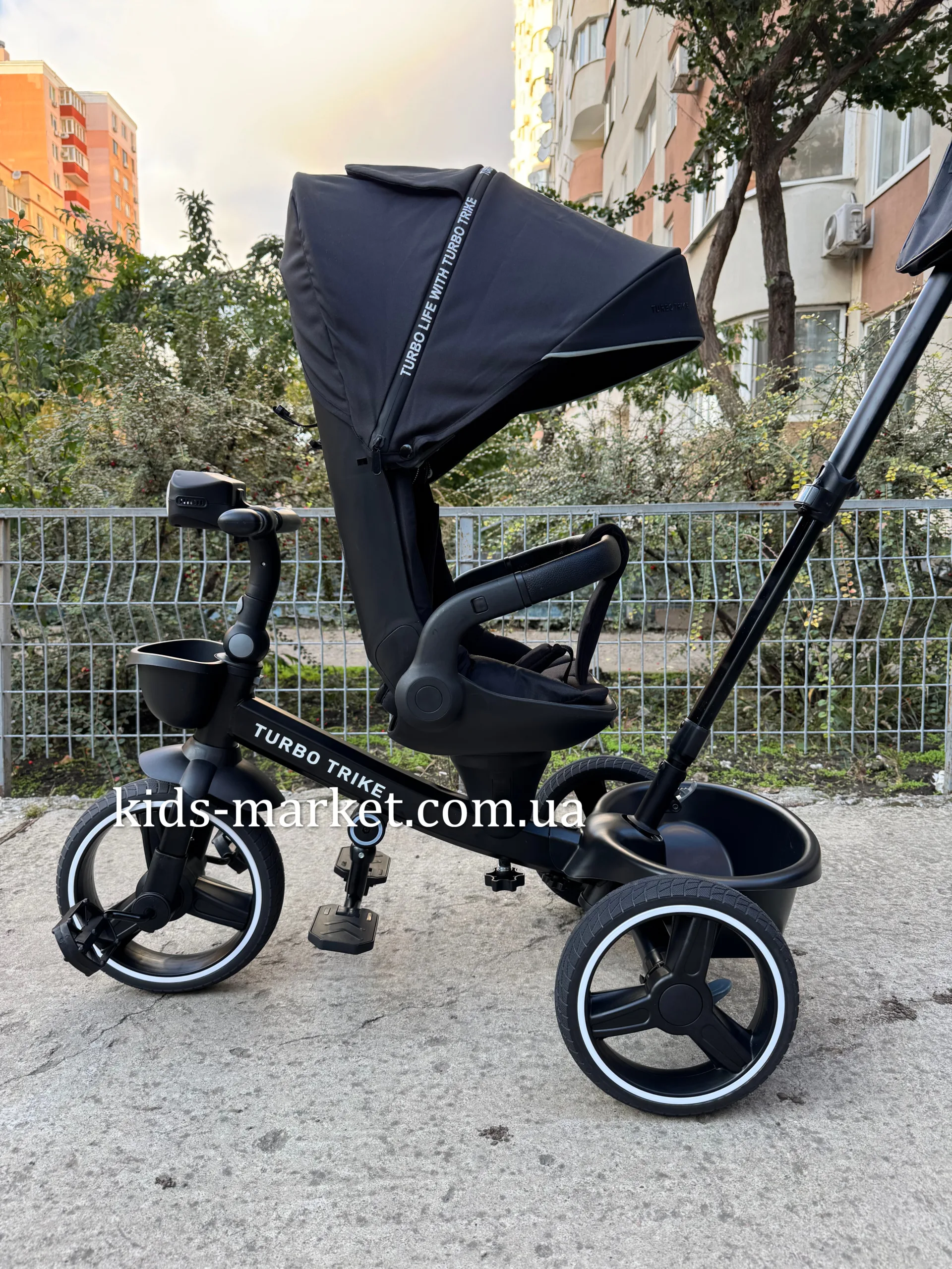 Велосипед Turbo Trike MT 1002-1 Elegant Black - Зображення 4