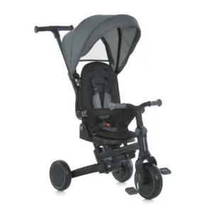 Велосипед-біговел 4в1 Turbo Trike, рама складається MT 1036 Сірий