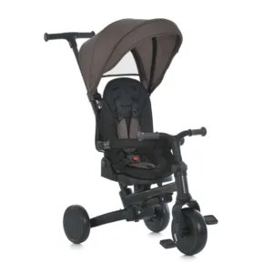 Велосипед-біговел 4в1 Turbo Trike, рама складається MT 1036 коричневий