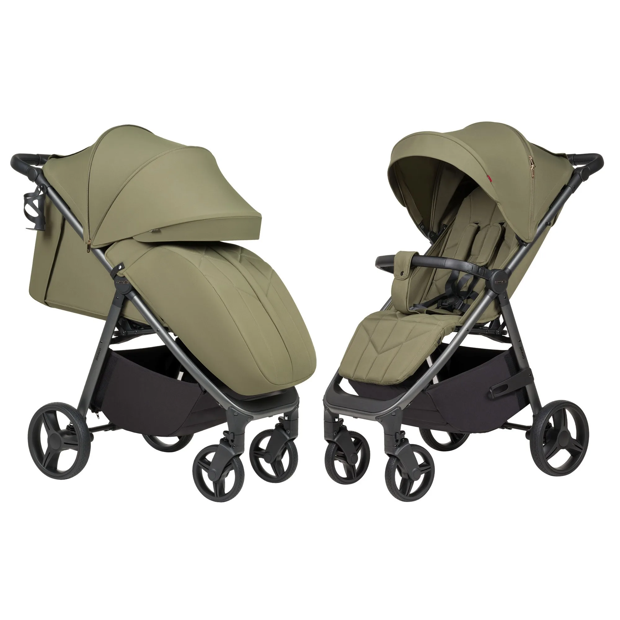 Прогулянкова коляска CARRELLO Bravo CRL-8512PU Bergamot Green - Зображення 1