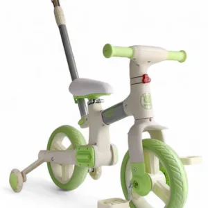 Велосипед-біговел 3в1 з ручкою 616 зелений