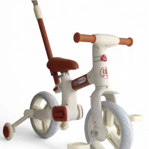 Велосипед-біговел 3в1 з ручкою 616 коричневий