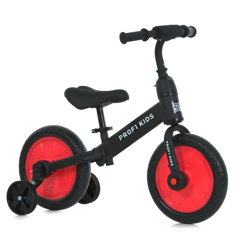 Велосипед-біговел PROF1 KIDS 2в1 MBB 1012-3 червоний - Зображення 2