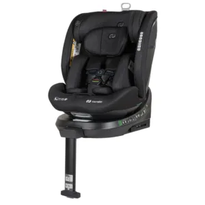 Автокрісло CARRELLO Octopus CRL-16002 Midnight Black i-Size 40-150см ISOFIX, поворот, опор.стійка