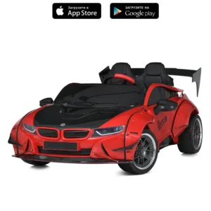 Дитячий електромобіль BMW M 5820EBLR-3(24V), Червоний