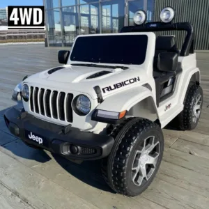 Електромобіль Jeep Rubicon повний привід M 4176EBLR-1 білий