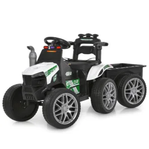 Трактор з причепом Bambi Racer M 6219EBLR-1, Білий