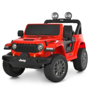 Електромобіль Jeep Rubicon повний привід M 4176EBLR-3 червоний