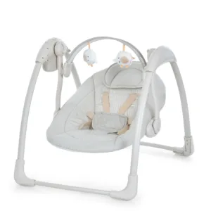 Заколисуючий центр-шезлонг 6511 білий