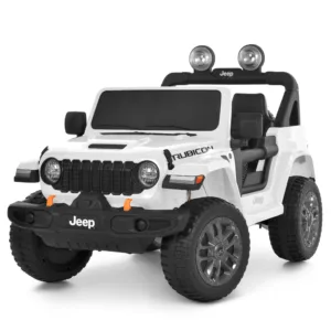Електромобіль Jeep Rubicon повний привід M 4176EBLR-1 білий
