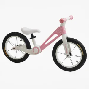 Велобіг Corso складна нейлонова рама, надувні колеса 14’’ рожевий