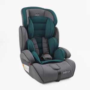 Автокрісло JOY з бустером, група 1/2/3, вага дитини 9-36 кг сірo-зелений