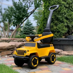 Каталка-толокар Jeep M 4288-6 жовтий (на батарейках)