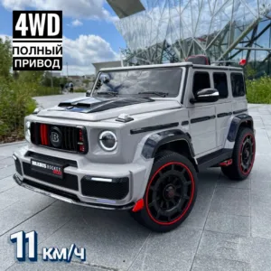 Електромобіль Mercedes Benz G63 AMG BRABUS 900 4WD M 6257EBLR-11 сірий