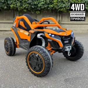 Електромобіль джип Баггі повний привід M 6256EBLR-6 жовтий