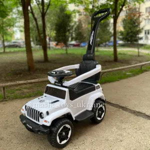 Каталка-толокар Jeep M 4288-1 білий (на батарейках)