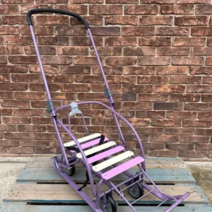 Санки-трансформери з колесами "Мрія" світло-бузковий