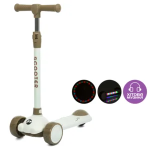 Самокат JR3-129-BRN коричневий