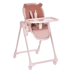 Стільчик для годування El Camino ME 1037 CRYSTAL Bear Pink