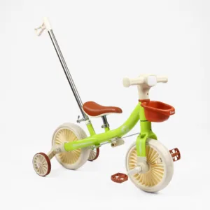 Велосипед-біговел 2в1 з ручкою Салатовий УКР озвучка