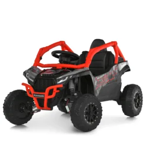 Дитячий електромобіль джип JS330EBLR-2-3(24V) чорно-червоний