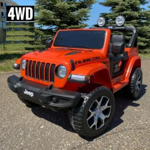 Електромобіль Jeep Rubicon повний привід M 4176EBLR-7 помаранчевий