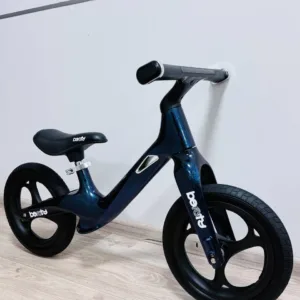 Велобіг нейлонова рама, гумові колеса 12” підсвітка Marco Синій