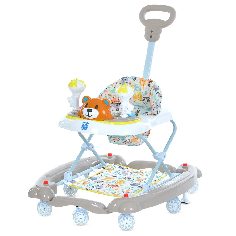 Ходунки з батьківською ручкою BAMBI M 3656A-S-11 Бежевий - Зображення 1