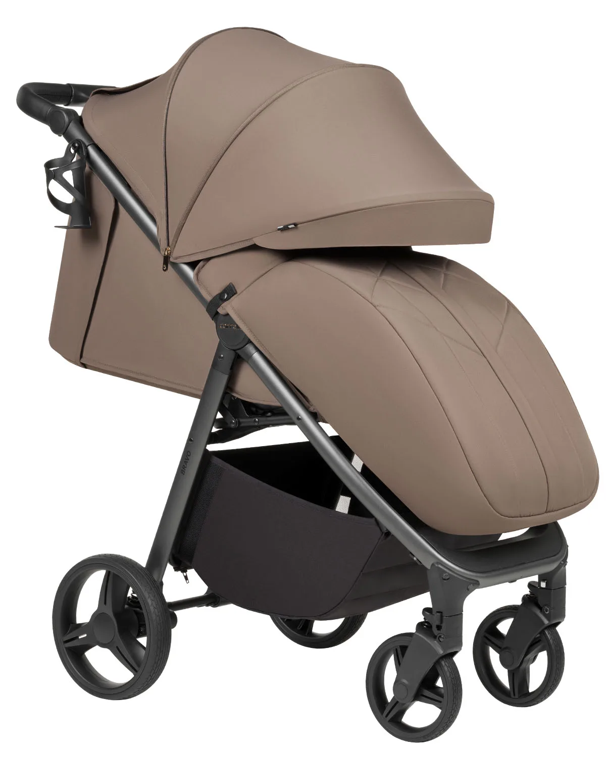 Прогулянкова коляска CARRELLO Bravo CRL-8512PU Coffee Beige - Зображення 6