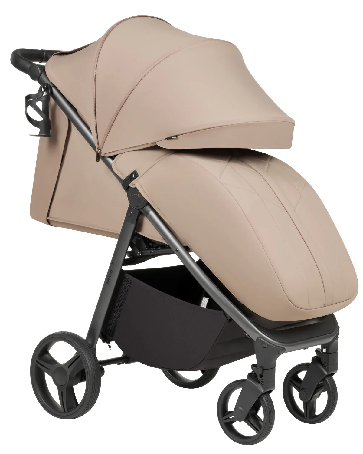 Прогулянкова коляска CARRELLO Bravo CRL-8512PU Deep Beige - Зображення 5