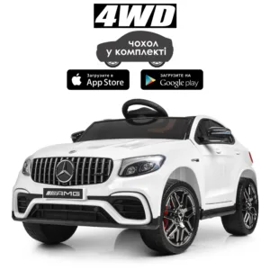 Електромобіль Mercedes M 4140EBLR-1, Білий