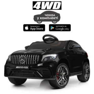 Електромобіль Mercedes M 4140EBLRS-2, Чорний в автофарбуванні