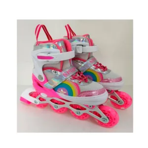 Ролики розсувні A4165-S-P (30-33) рожевий