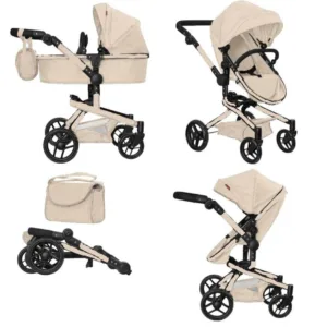Коляска для ляльки 2в1 CARRELLO FORTUNA 9695 CREAM