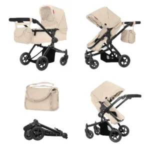 Коляска для ляльки 2в1 CARRELLO MAESTRO 9651B CREAM