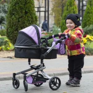 Коляска для ляльки 2в1 CARRELLO FORTUNA 9695 PURPLE