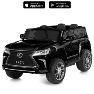 Електромобіль Lexus LX 570 M 6140EBLRS-2 чорний в автофарбуванні