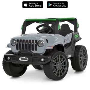 Електромобіль Jeep M 6357EBLR-11, Сірий
