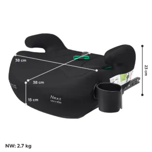 Бустер CARRELLO Next ISOFIX CRL-16011 Midnight Black