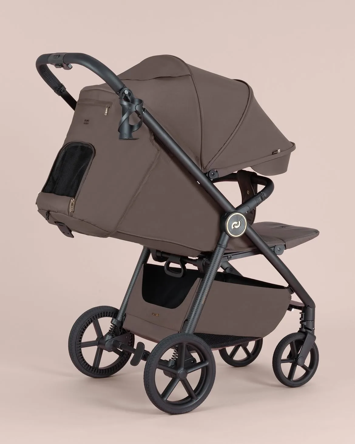 Прогулянкова коляска CARRELLO Bravo Carbon CRL-5530 Mineral Brown - Зображення 3