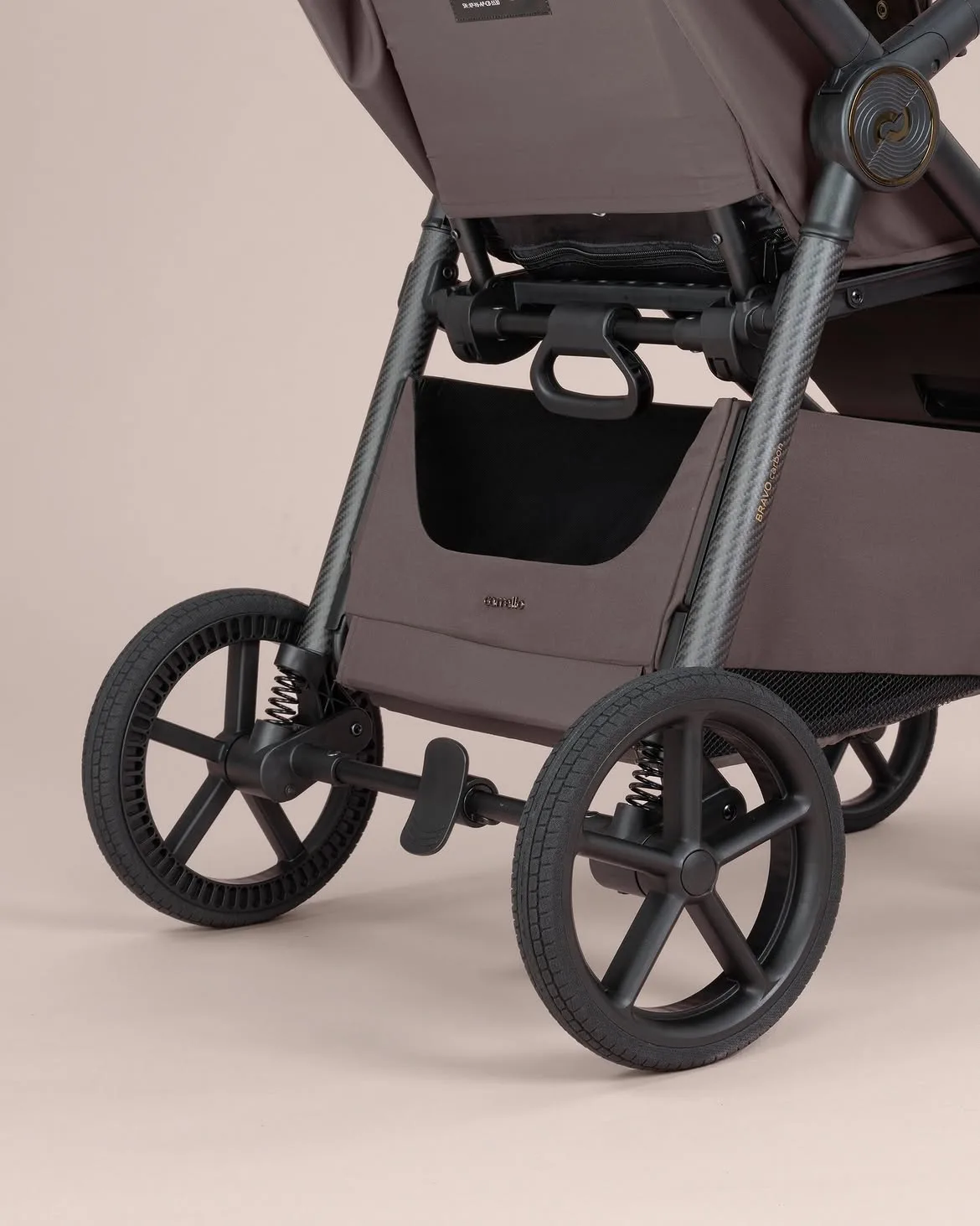 Прогулянкова коляска CARRELLO Bravo Carbon CRL-5530 Mineral Brown - Зображення 7